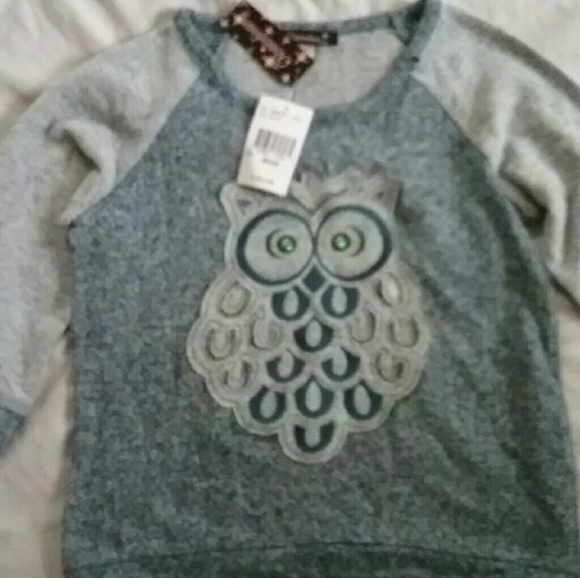 Girls Xtraordinary owl Sweater size M - Picture 2 of 4